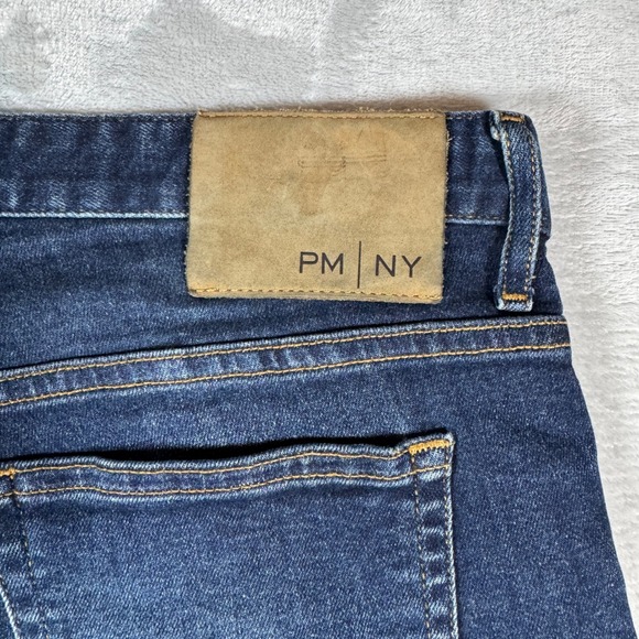 Peter Manning Jeans Mens 31x27 Blue Denim Johnny Dark Wash Standard Fit PM NYC - Picture 12 of 13